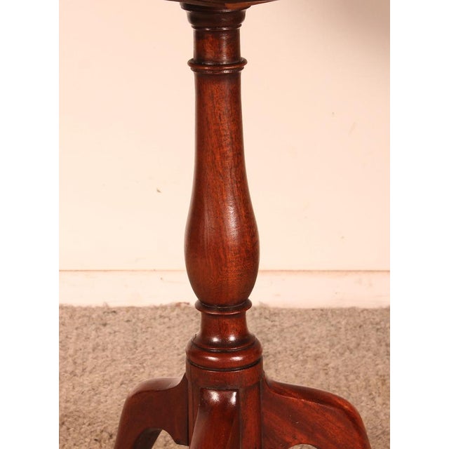 Small Mahogany Pedestal Table, 1800s For Sale - Image 4 of 8
