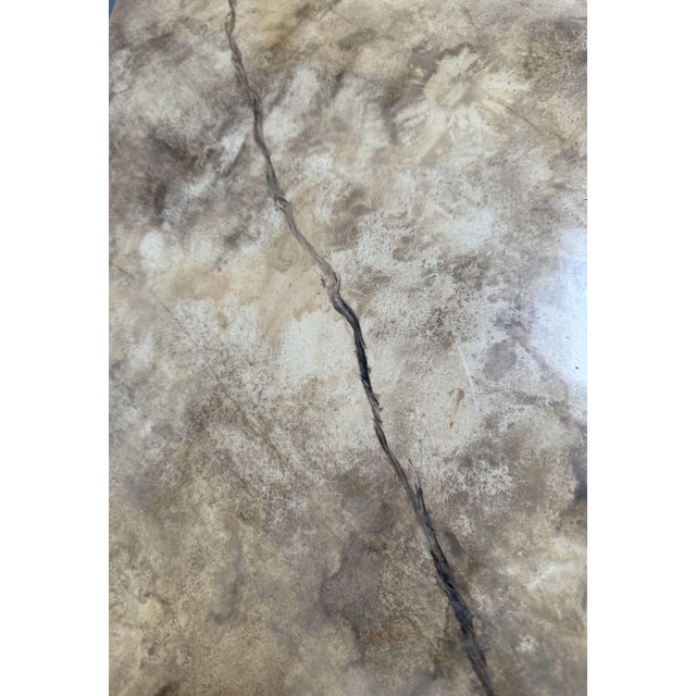 Early 20th Century Neoclassical Carved and Painted Italian Console Table For Sale - Image 11 of 12