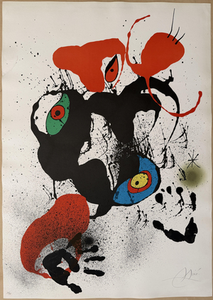 Joan Miró, El Fogainer, 1973, Lithograph