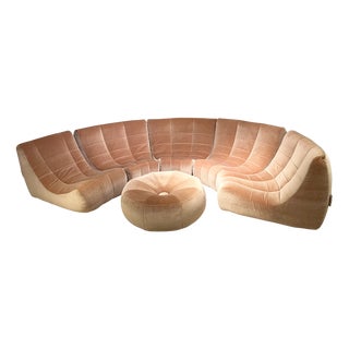 Gilda Sofa by Michel Ducaroy for Ligne Roset, 1972, Set of 5 For Sale