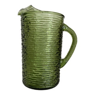 1960s Mid Century Modern Anchor Hocking “Soreno” Pitcher For Sale