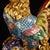 Metal Late 20th Century Gilt Bronze Cloisonné Enamel Rooster Figure With Coin Motif For Sale - Image 7 of 10
