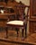 Late 20th Century English Mahogany Chippendale Doll Armchair With Upholstered Seat For Sale - Image 5 of 8