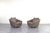 This set of two Space-Age club armchairs was manufactured in Germany in the 1960s. The lounge chair have been...