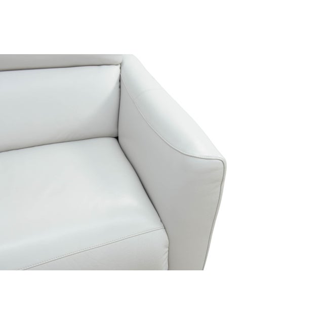 Natuzzi Italia Leather Power Reclining Sectional Sofa For Sale - Image 9 of 10
