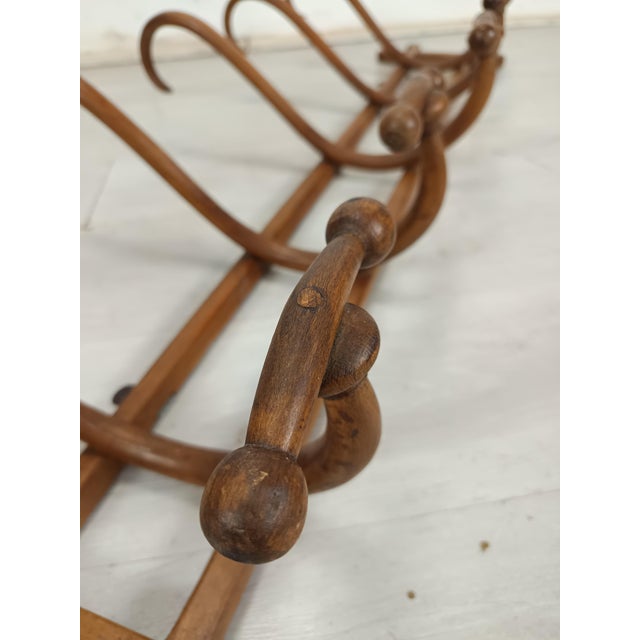 Wall-Mounted Coat Rack from Thonet, 1890s For Sale - Image 9 of 15
