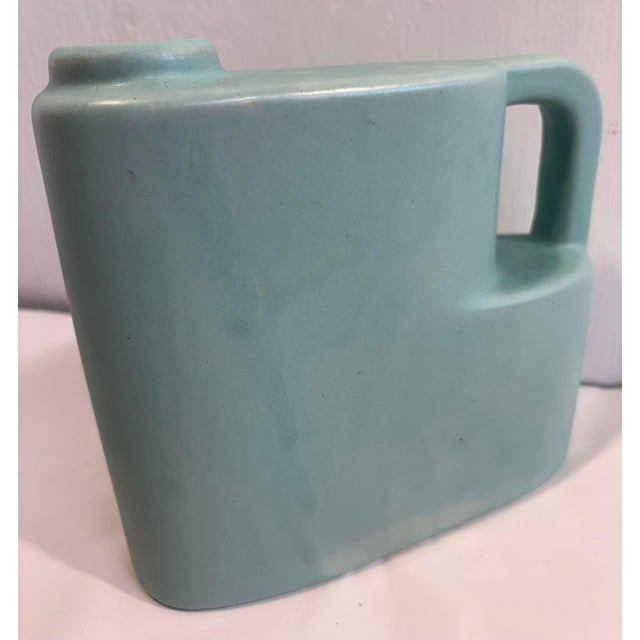 Early 20th Century Rare Camark Pottery Art Deco Decanter and Glass Set For Sale - Image 4 of 12