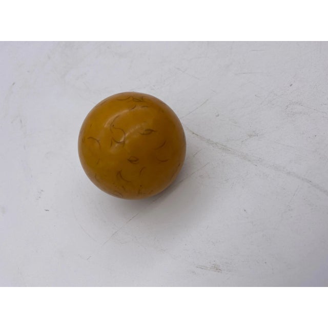 Vintage Marble, Brass, Resin, Glass Spheres With Stands Collection- 8 Pieces For Sale - Image 10 of 12