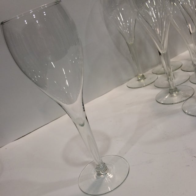 Vintage Crystal Tulip Champagne Glasses Set of 16 Chairish