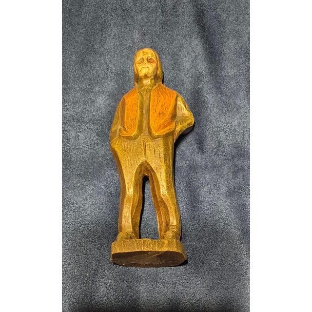 Vintage Syroco Wood Figurines From the Mid-Century Era For Sale In Palm Springs - Image 6 of 8
