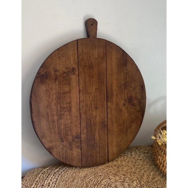 Rustic Wooden Serving Board, 1890s For Sale - Image 15 of 16
