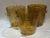 These are three Venini for Disaronno amber and white hand-blown ice bucket made in Murano, Italy in the 1970s. One still...