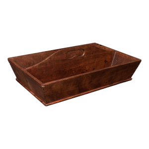 Antique Butler's Carry, English, Walnut, Country House, Work Box, Tray, Georgian