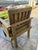 Goldenrod Williams-Sonoma Home Outdoor Teak Wood Arm Chairs, Pair For Sale - Image 8 of 10