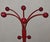 1980s Postmodern Coat Rack in Red Metal, 1980s For Sale - Image 5 of 9