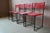 Spaghetti Chairs in Red PVC by Giandomenico Belotti, Italy, 1980s For Sale - Image 3 of 14