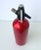 C.1960's Mid-Century Candy Apple Red Seltzer Bottle For Sale In West Palm - Image 6 of 9