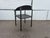 Attributed Artelano Black Leather Arm Side Chair, Italy 1980s For Sale - Image 13 of 14