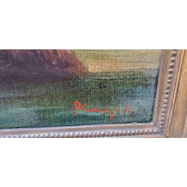 Winter Landscape, 1800s, Oil Painting, Framed For Sale - Image 5 of 9