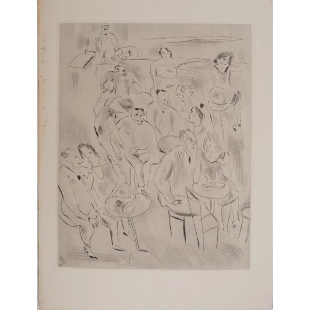 Jules Pascin, At the Ball, Original Engraving For Sale