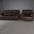 Brown Leather Lounge Set — Studio Edition For Sale - Image 8 of 9