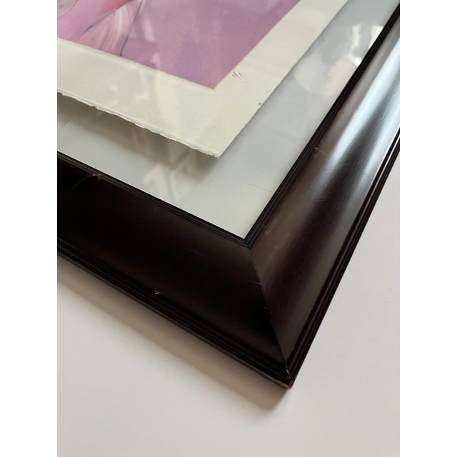 Abstract 1989 Modern Abstract Serigraph, Pencil Signed, Limited Edition 1/1, Framed For Sale - Image 3 of 9