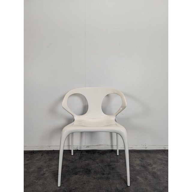 White Chairs by Ava Rochebobois, Set of 8 For Sale - Image 5 of 9