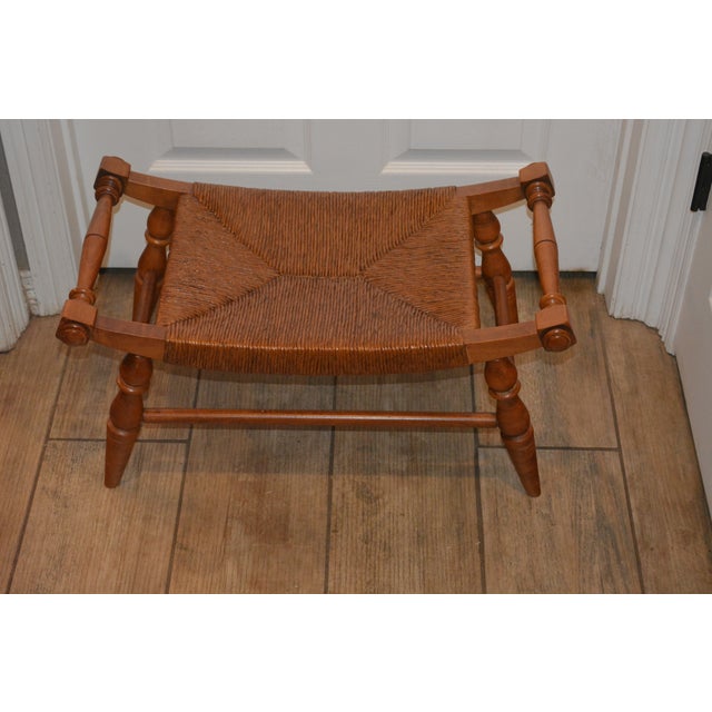 1960s Vintage Tell City Maple Footstool Chairish