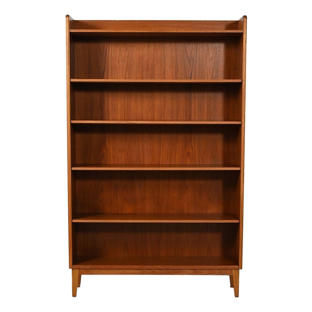 Scandinavian Teak Bookcase by Ferdinand Lundquist, 1960s For Sale