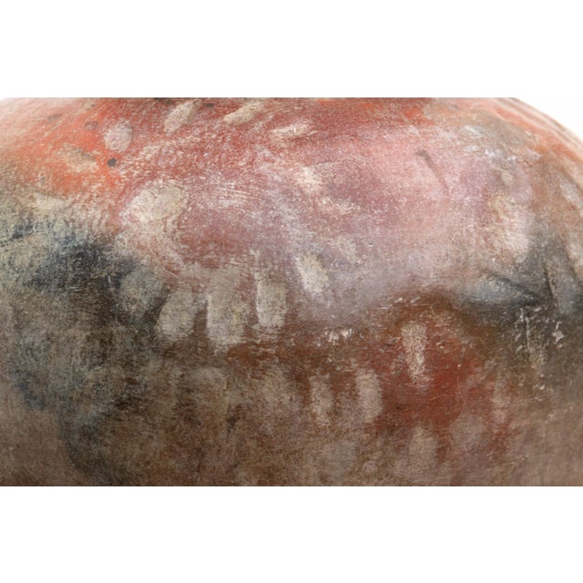 Large Antique Guatemalan Glazed Pot For Sale - Image 4 of 10