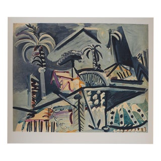Pablo Picasso, French Riviera, Landscape at Mougins, 1973, Lithograph For Sale