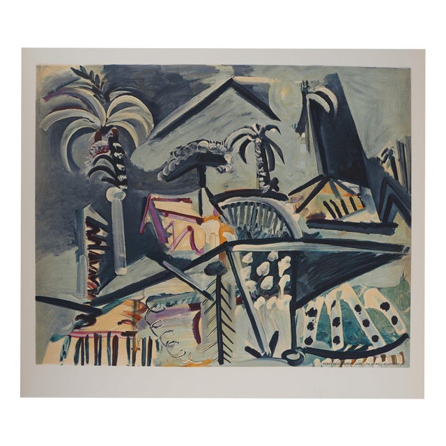 Pablo Picasso, French Riviera, Landscape at Mougins, 1973, Lithograph For Sale