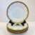 Antique Bernardaud B&c Limoges Gilt Greek Key Dessert Plates - Set of 5 For Sale - Image 9 of 10