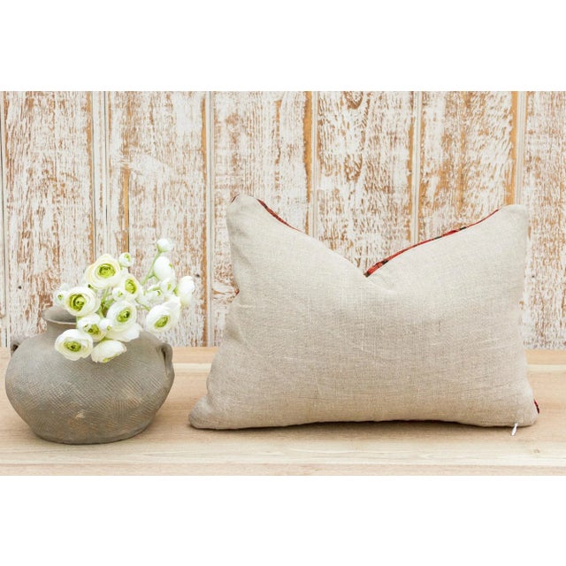 Garma Antique Tribal Grain Sack Pillow For Sale - Image 9 of 11