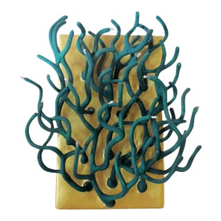 #Early 21st Century Organic Modernist Oversized 'Algae' Wall Lamp by Diane Grant For Sale