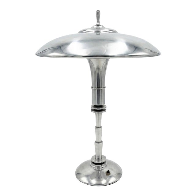 Early 20th Century Art Deco Fairies "Guardsman" Table Lamp For Sale