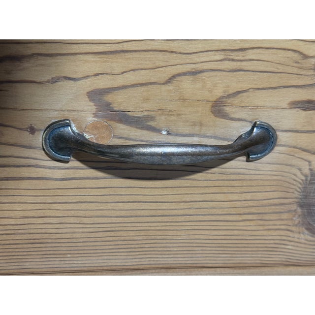 Antique Pine Three Drawers - Chest of Drawers From England For Sale - Image 10 of 18