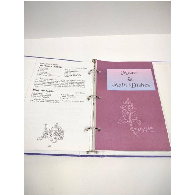 2003 Low Country Herb Society Recipes Vintage 3-Ring Binder Cookbook – 184 Pages For Sale - Image 11 of 12