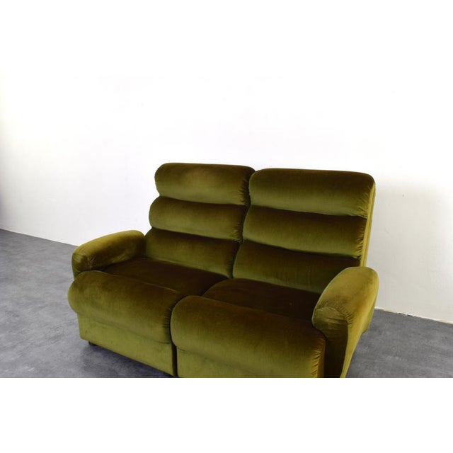 1970s Mid-Century Modern German Modular Sofa, 1970s, Set of 2 For Sale - Image 5 of 12