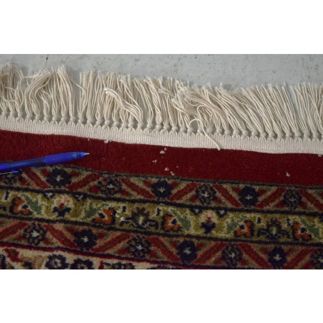 Red Vintage Red Approx. 9 X 12 Room Size Rug For Sale - Image 8 of 8