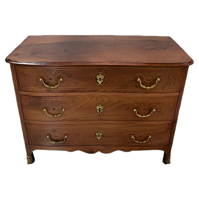18th Century Louis XIV Chest of Drawers in Elm For Sale