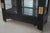 Black Ebonized Black Chinoiserie Style Curio Display Cabinet For Sale - Image 8 of 15