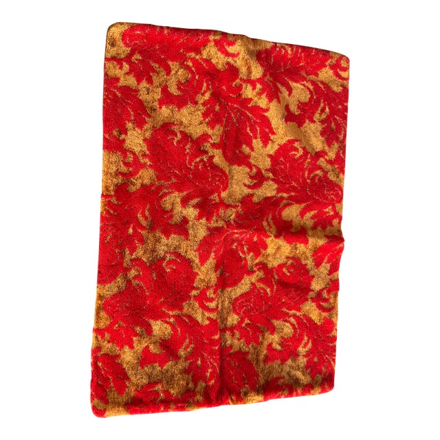 Vintage Velvet Damask Pillow Covers For Sale
