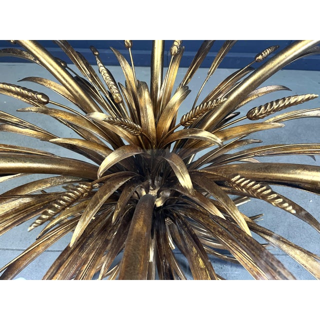 Metal Gilt Metal and Glass Dining Table from Coco Chanel, 1960s For Sale - Image 7 of 10