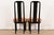 Henredon Hollywood Regency Chinoiserie Ebonized Walnut High Back Dining Chairs, Set of Six For Sale - Image 12 of 13