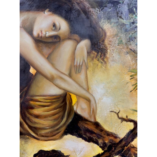 Painting of a Fairy by M.Harold For Sale In Miami - Image 6 of 12