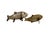 Mid-Century Modern Vintage Mid-Century Modern Brass Koi Fish Figurine Set For Sale - Image 3 of 16