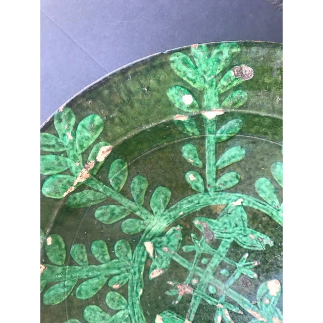 Persian Antique Islamic Kashan Persian 13th Century Turquoise Glazed Pottery Bowl For Sale - Image 3 of 13