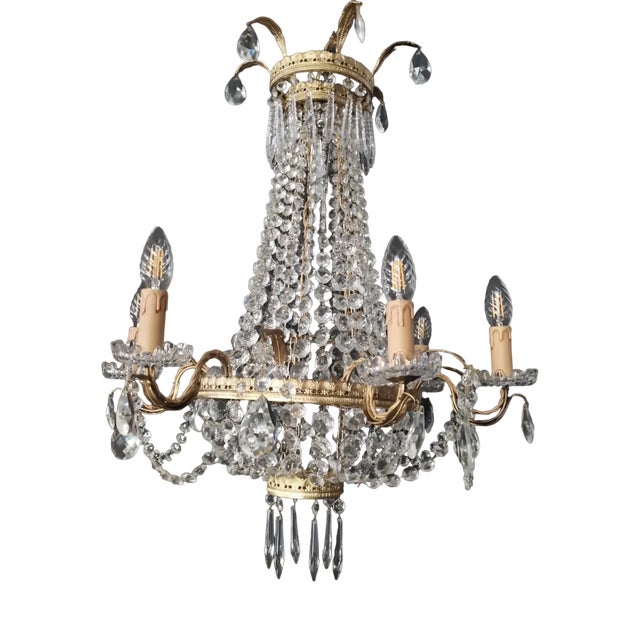 Lüstre a Corbeille Chandelier, 1890s For Sale