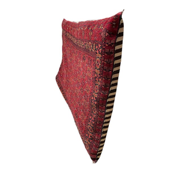 Persian Over-Sized Sister Baluchi Floor Pillows Dog Beds 41" x 72" x 36" - A Pair For Sale - Image 3 of 9